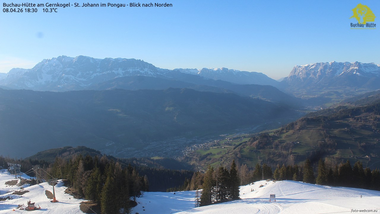 Archived image Webcam Gernkogel - View to the North