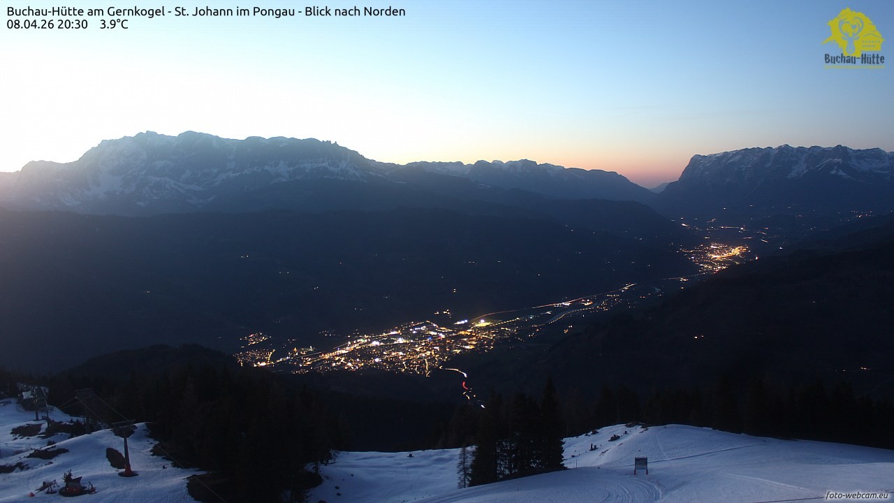 Archived image Webcam Gernkogel - View to the North