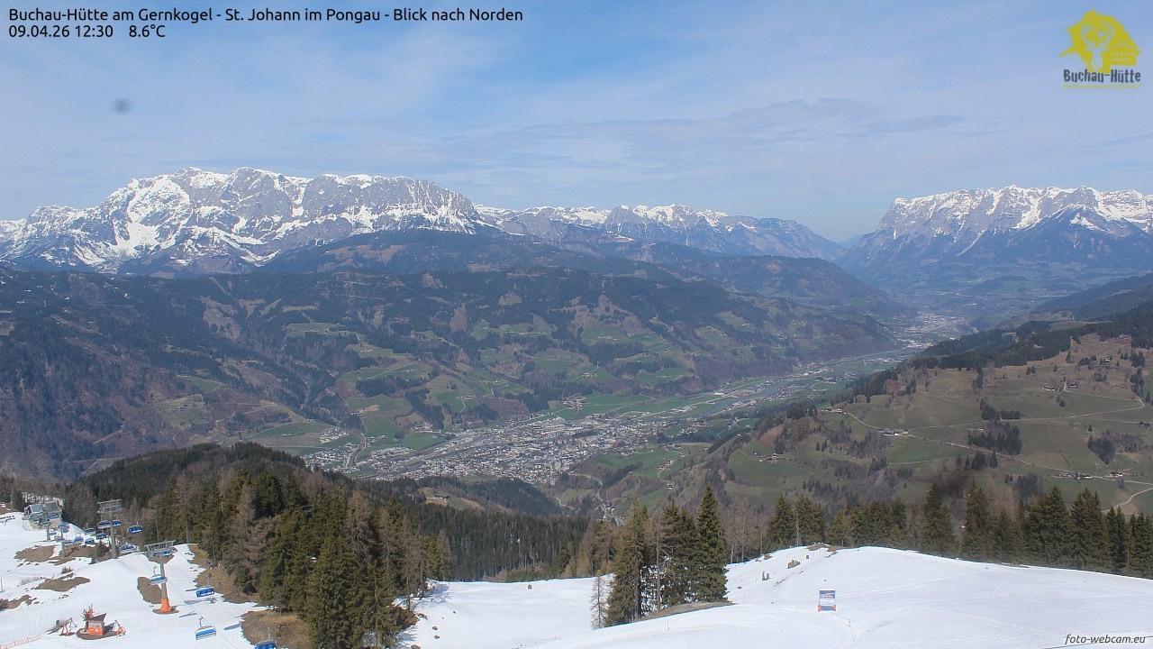 Archiv Foto Webcam Buchau-Hütte am Gernkogel - St. Johann