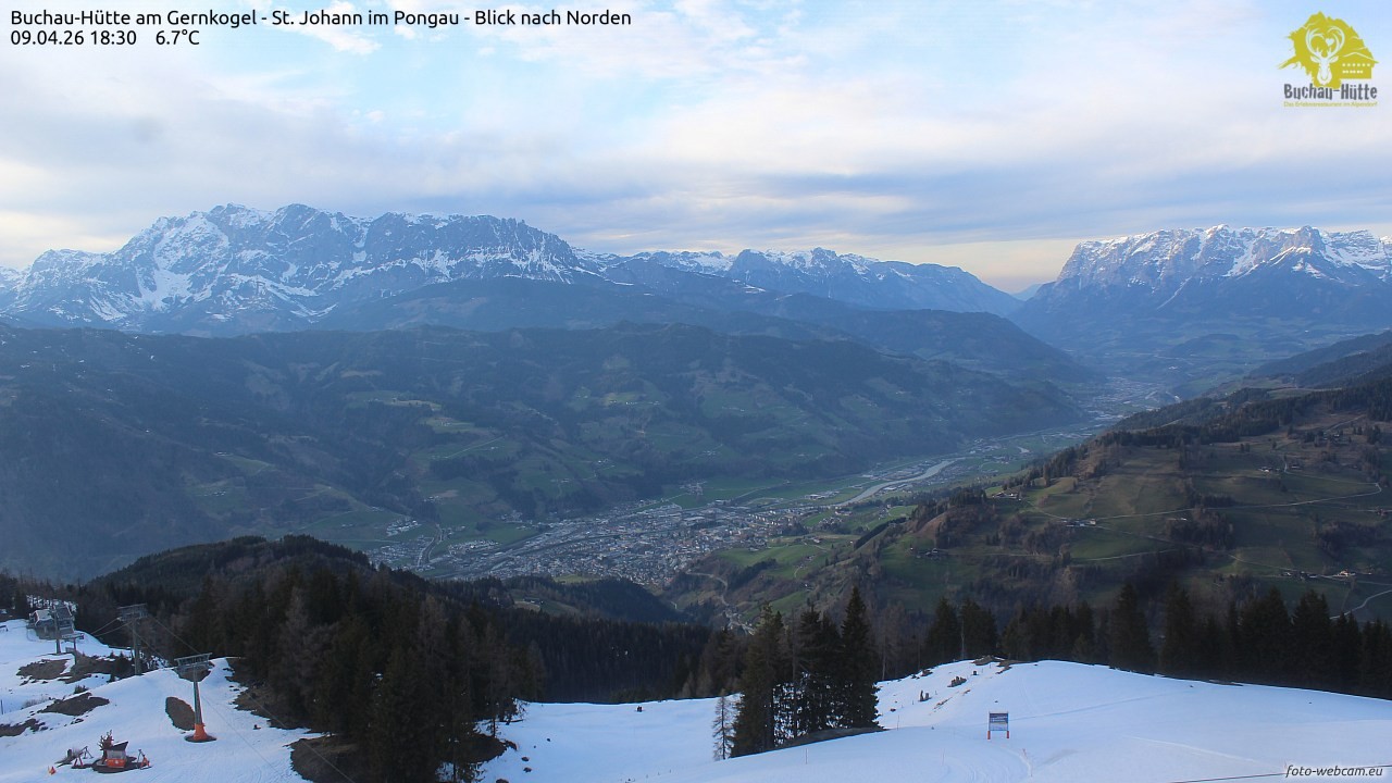 Archiv Foto Webcam Buchau-Hütte am Gernkogel - St. Johann