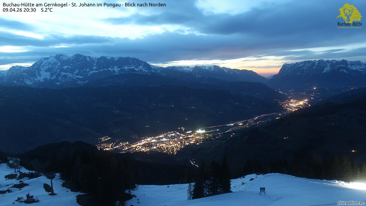 Archiv Foto Webcam Buchau-Hütte am Gernkogel - St. Johann