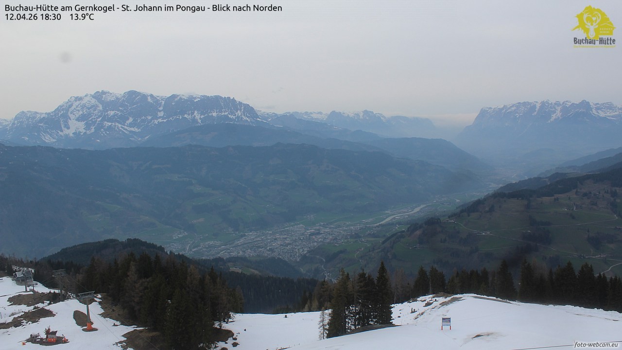 Archiv Foto Webcam Buchau-Hütte am Gernkogel - St. Johann