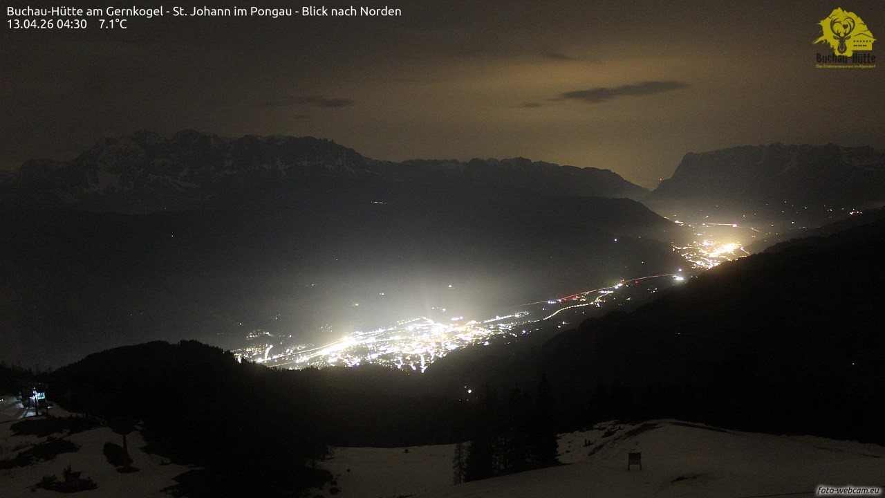 Archived image Webcam Gernkogel - View to the North