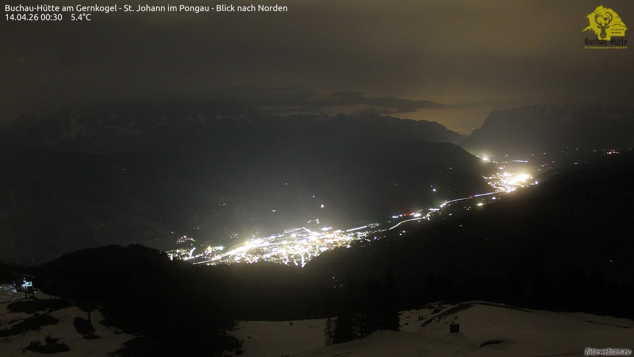 Archiv Foto Webcam Buchau-Hütte am Gernkogel - St. Johann