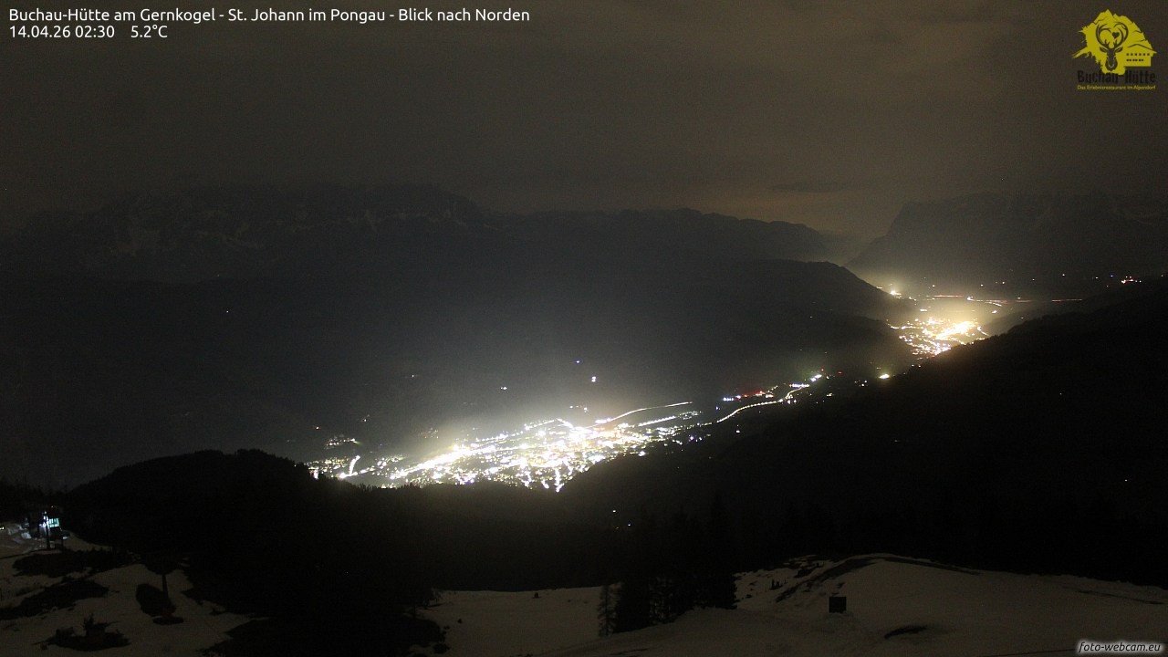 Archiv Foto Webcam Buchau-Hütte am Gernkogel - St. Johann