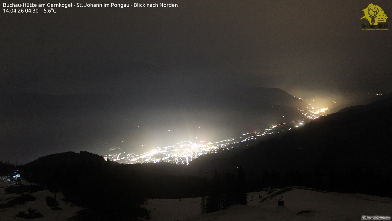 Archiv Foto Webcam Buchau-Hütte am Gernkogel - St. Johann