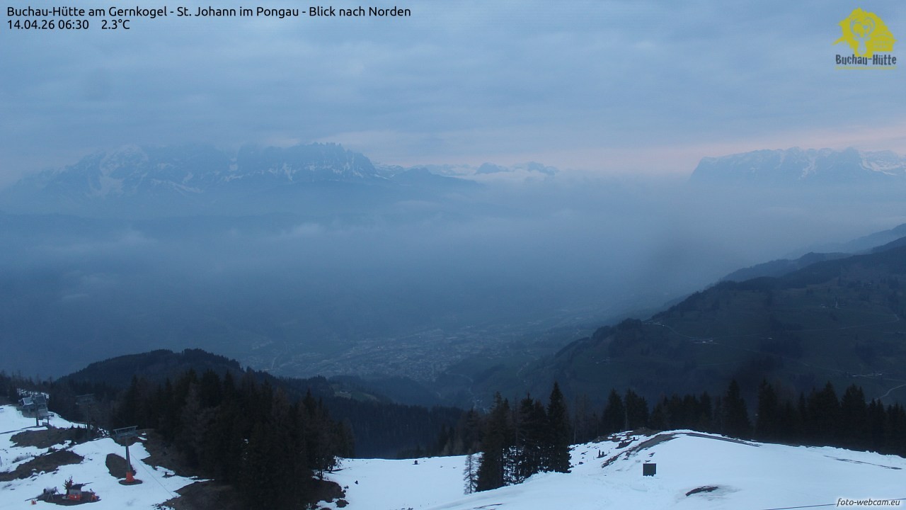 Archiv Foto Webcam Buchau-Hütte am Gernkogel - St. Johann