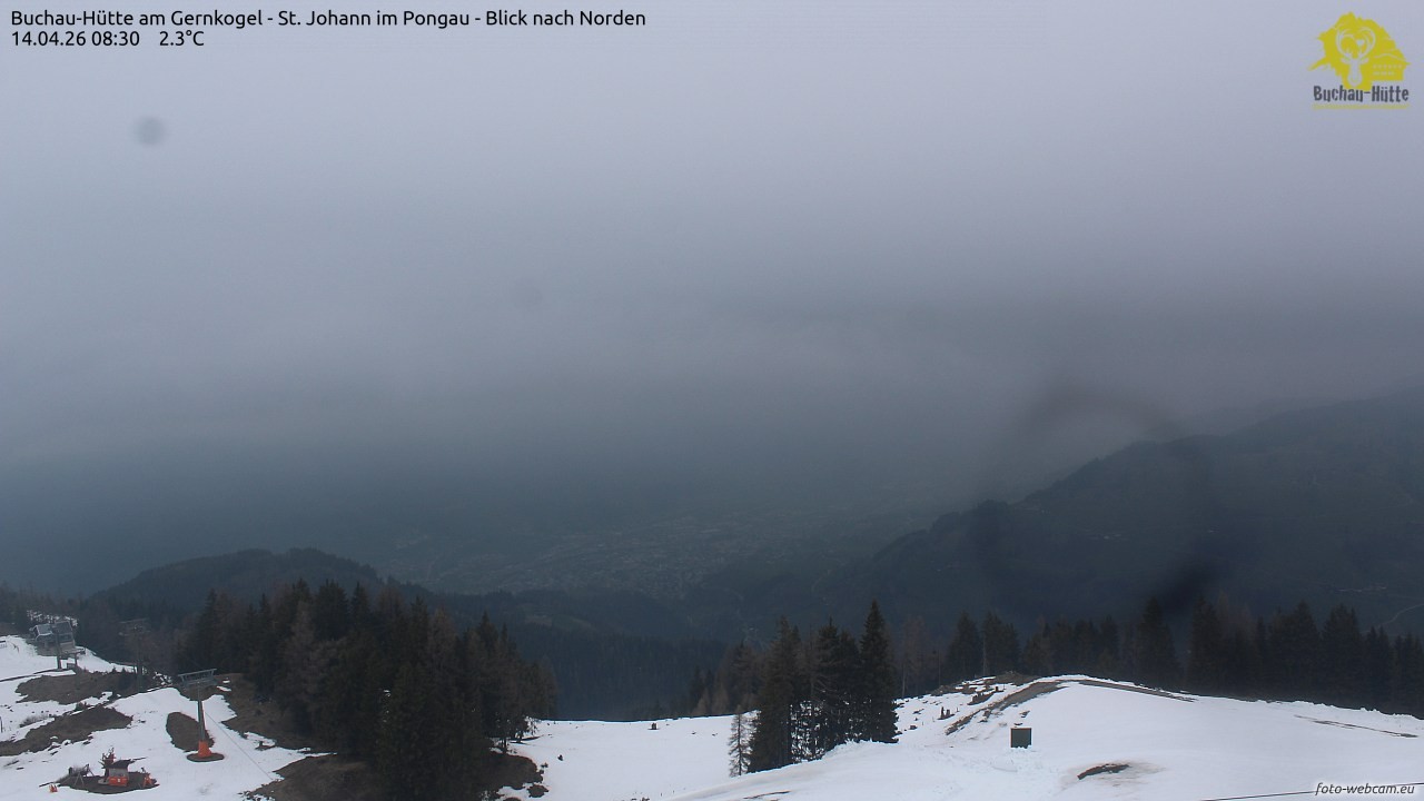 Archiv Foto Webcam Buchau-Hütte am Gernkogel - St. Johann