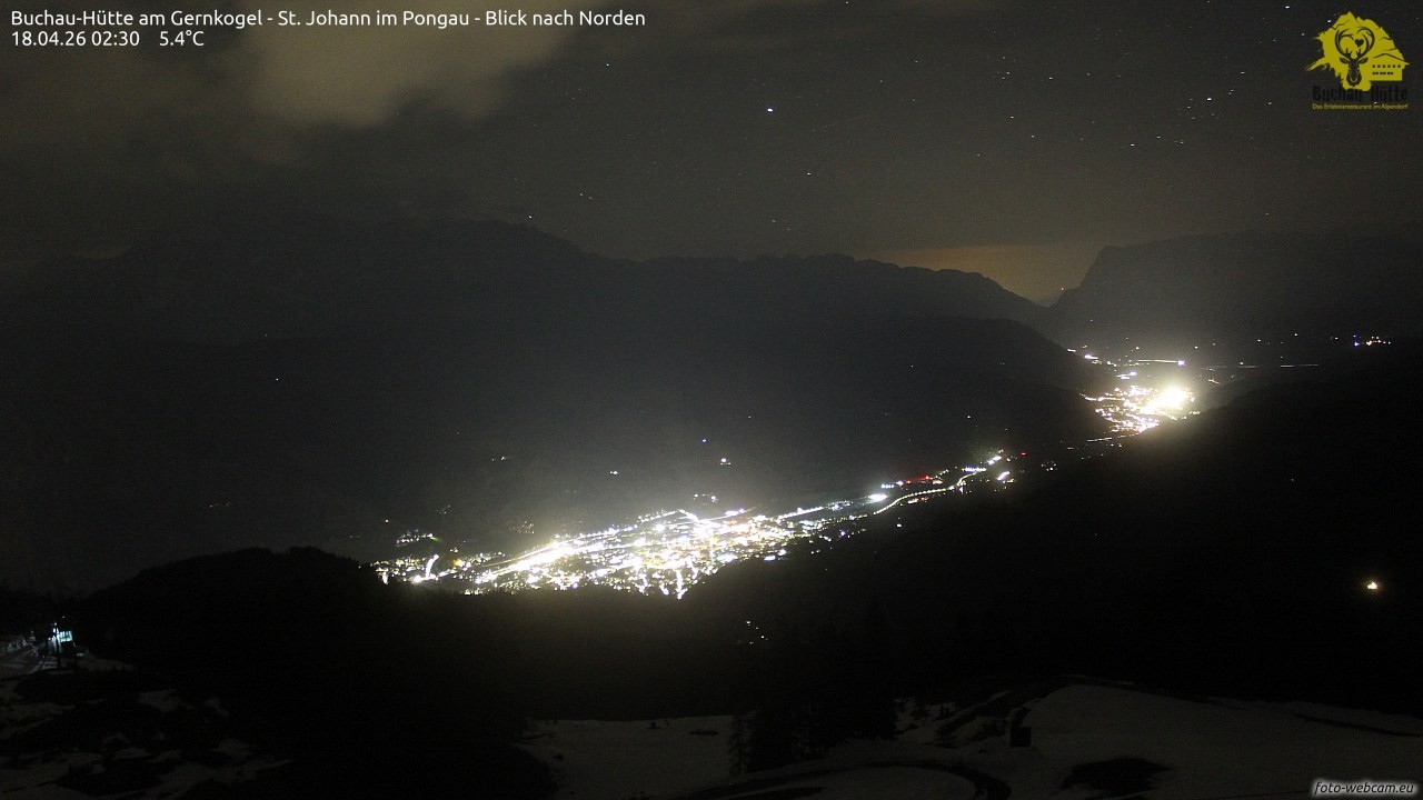 Archiv Foto Webcam Buchau-Hütte am Gernkogel - St. Johann