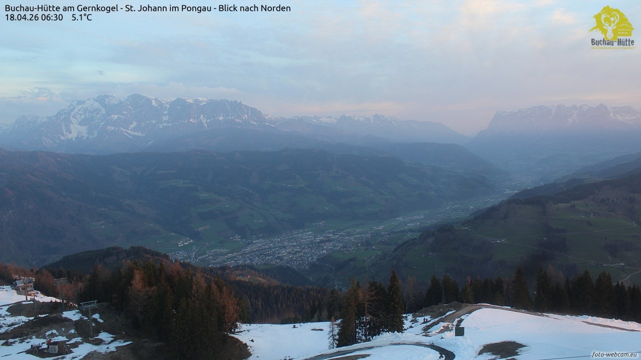Archiv Foto Webcam Buchau-Hütte am Gernkogel - St. Johann