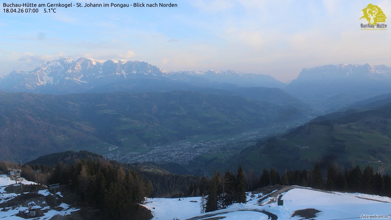 Archiv Foto Webcam Buchau-Hütte am Gernkogel - St. Johann