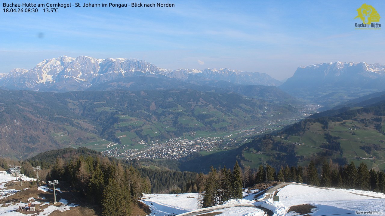 Archiv Foto Webcam Buchau-Hütte am Gernkogel - St. Johann