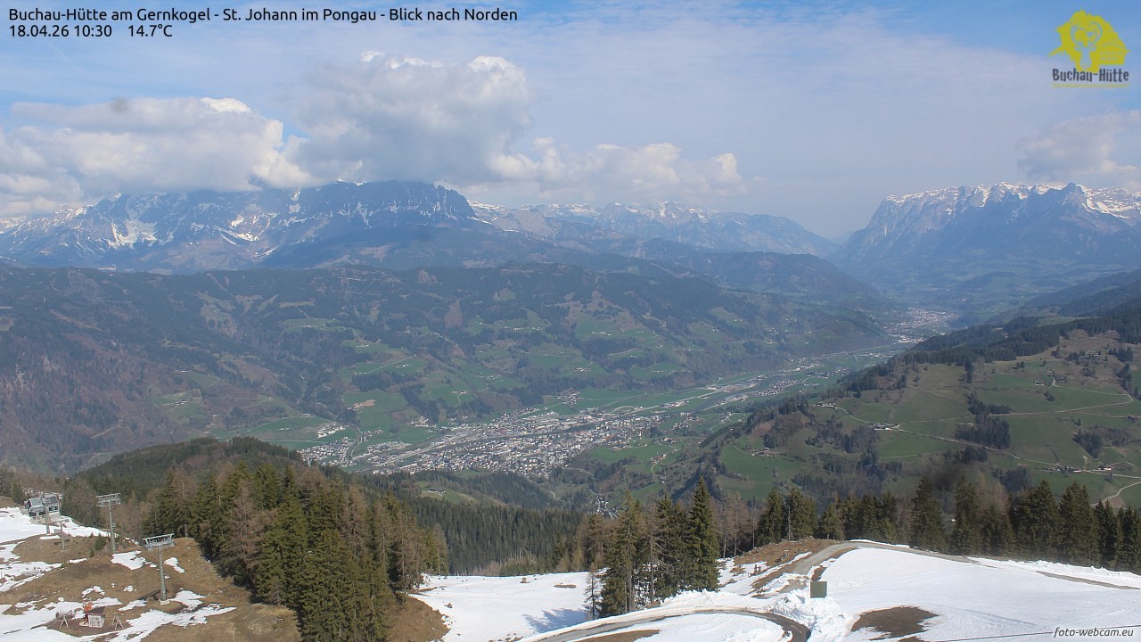 Archiv Foto Webcam Buchau-Hütte am Gernkogel - St. Johann