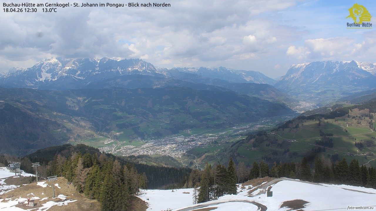 Archiv Foto Webcam Buchau-Hütte am Gernkogel - St. Johann