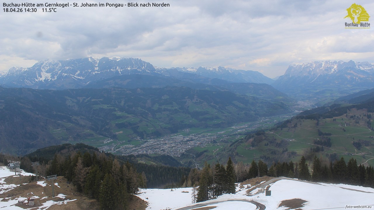 Archiv Foto Webcam Buchau-Hütte am Gernkogel - St. Johann