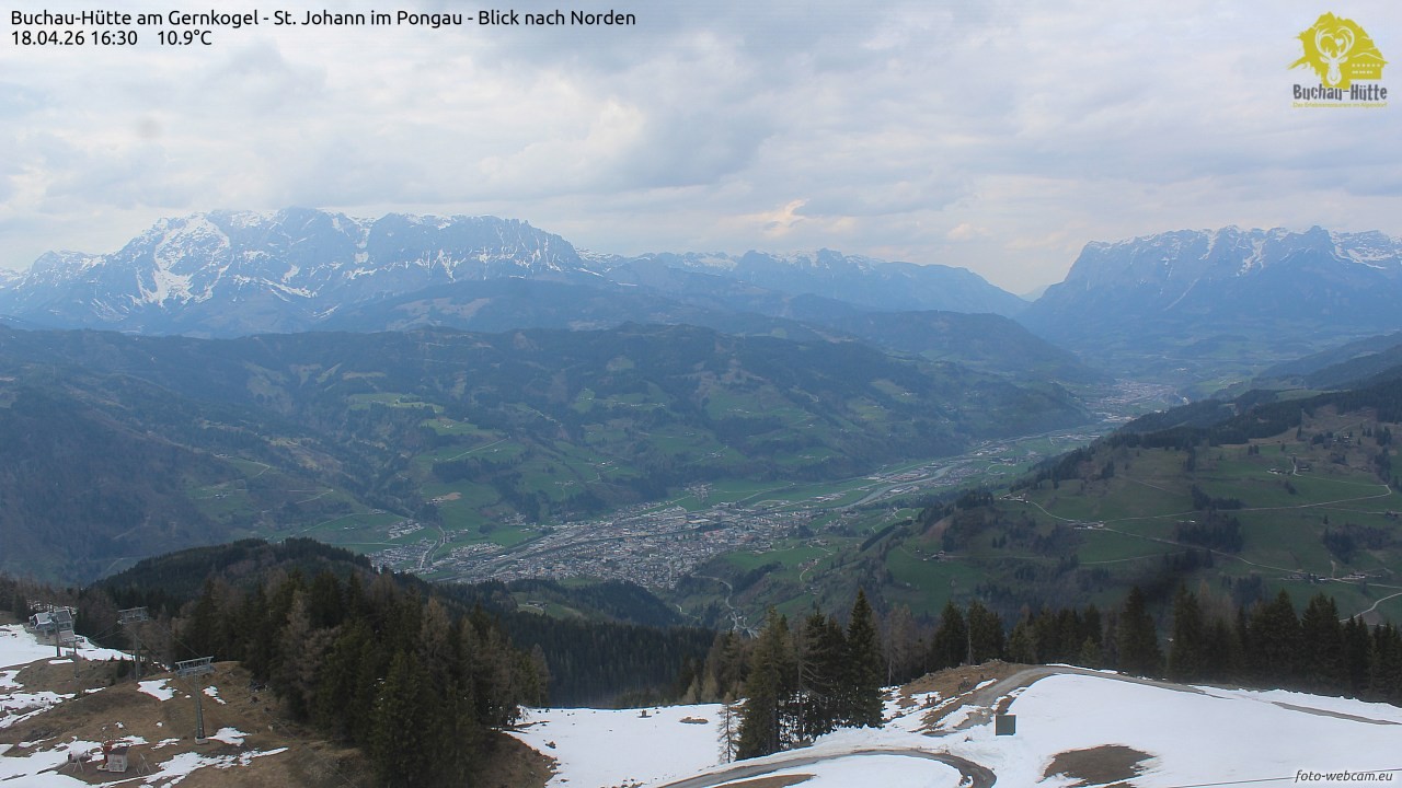 Archiv Foto Webcam Buchau-Hütte am Gernkogel - St. Johann