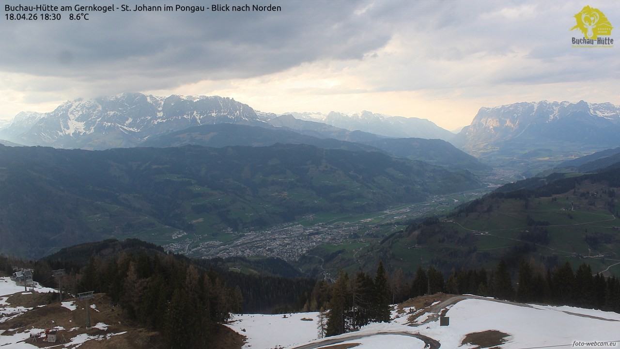 Archiv Foto Webcam Buchau-Hütte am Gernkogel - St. Johann