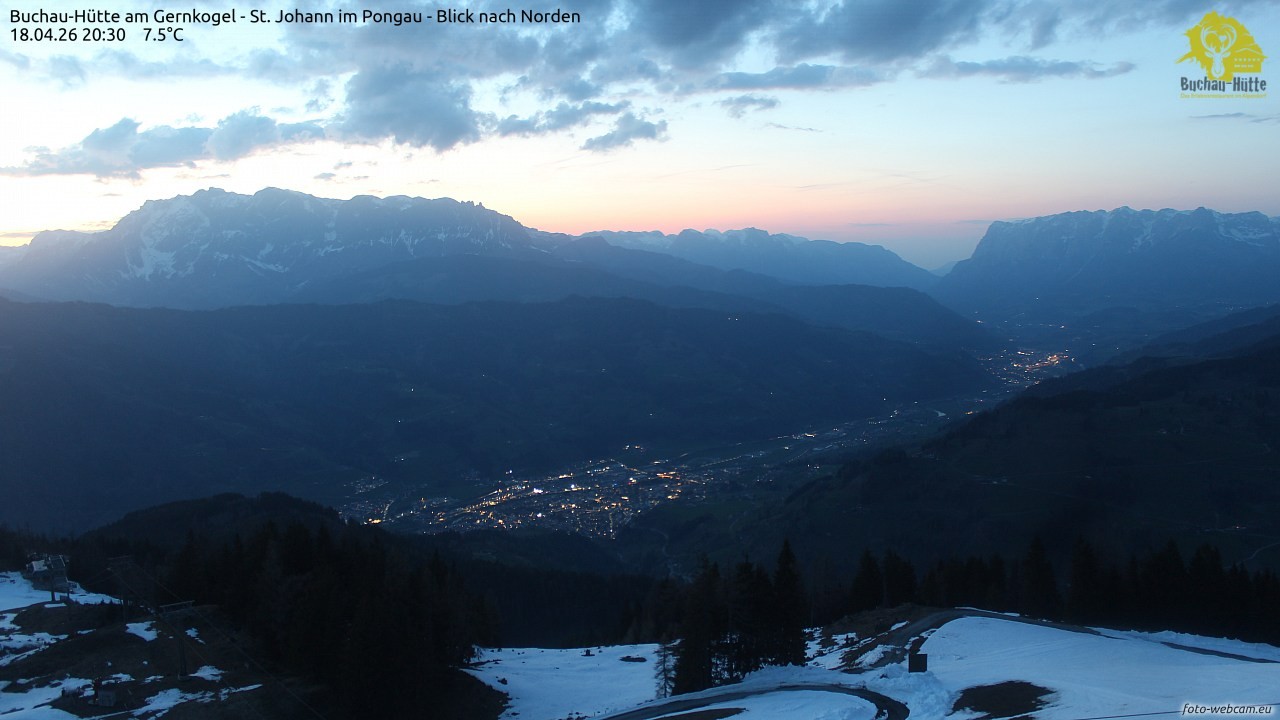 Archiv Foto Webcam Buchau-Hütte am Gernkogel - St. Johann