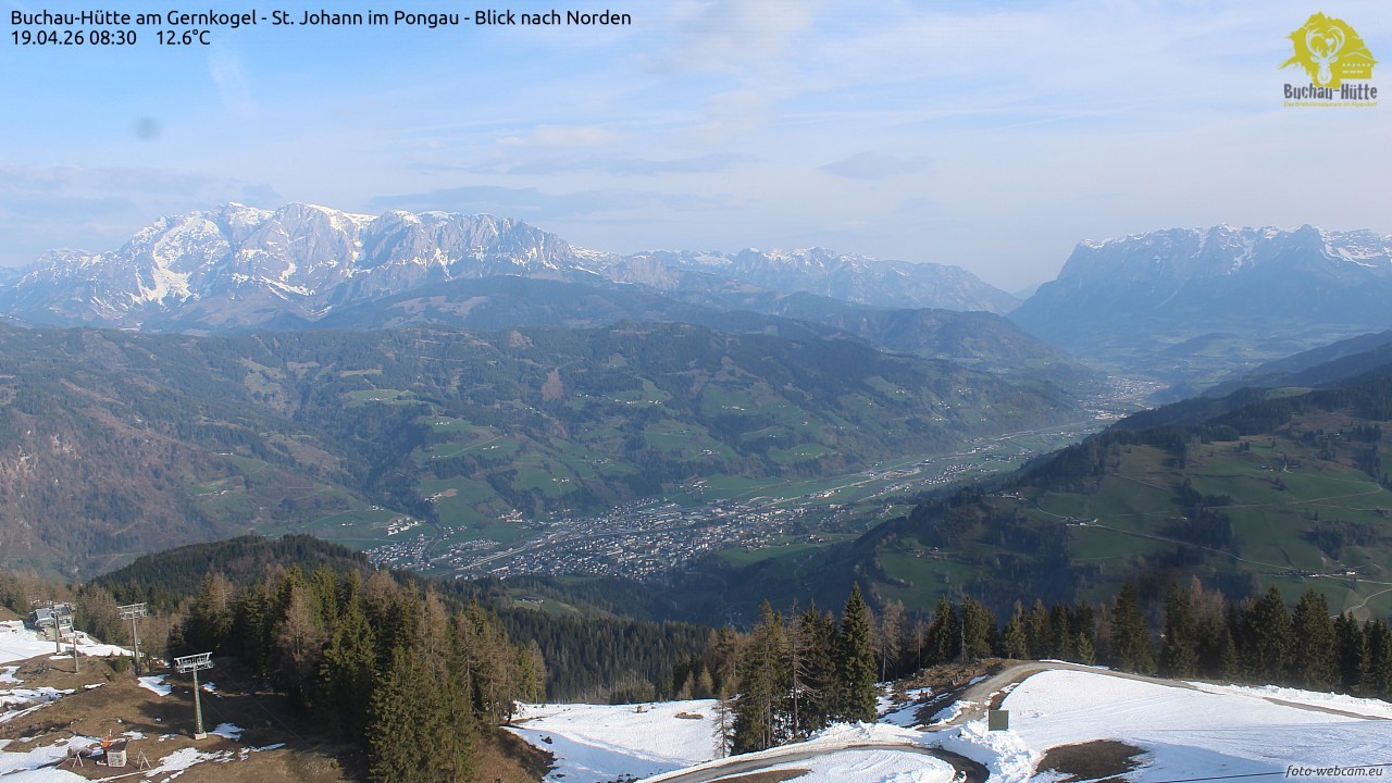 Archiv Foto Webcam Buchau-Hütte am Gernkogel - St. Johann