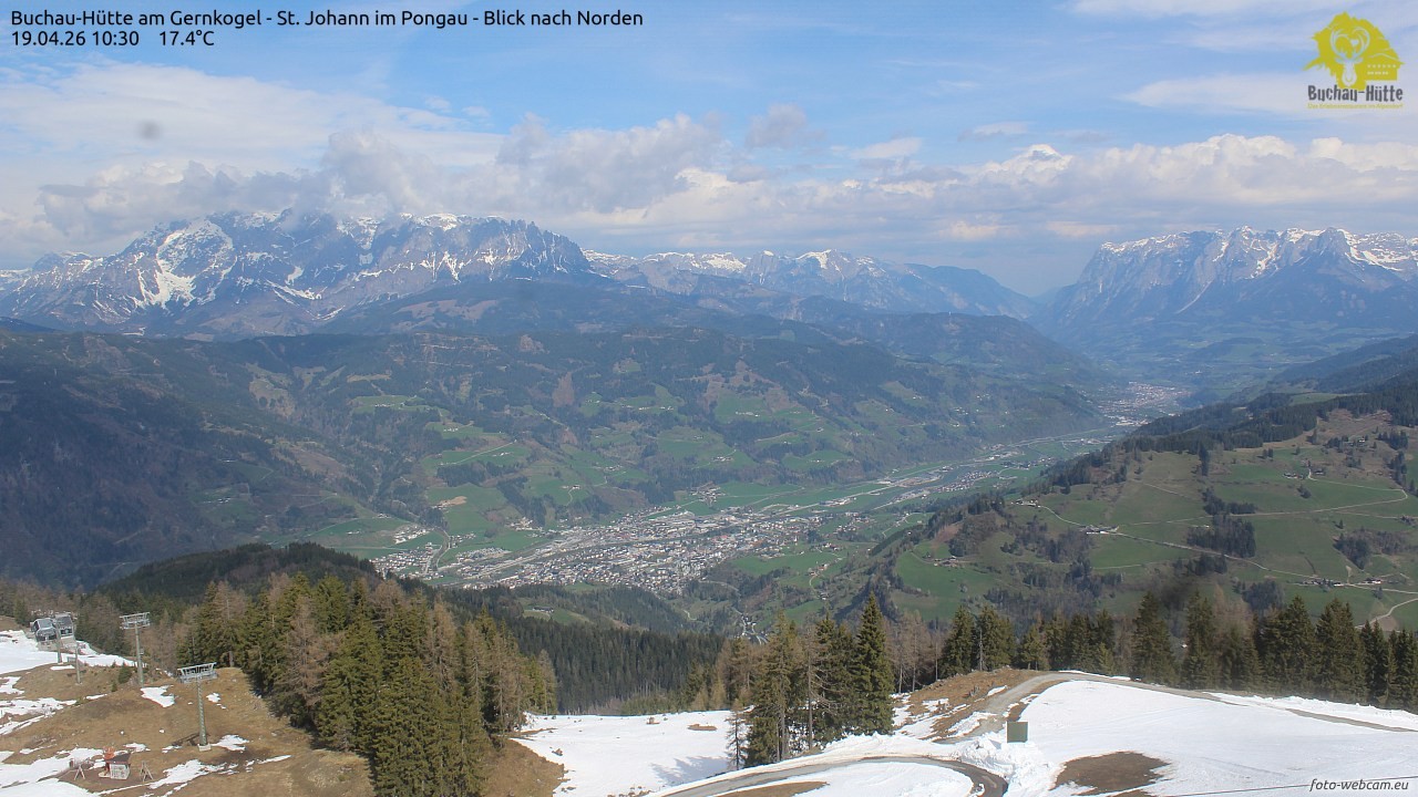 Archiv Foto Webcam Buchau-Hütte am Gernkogel - St. Johann
