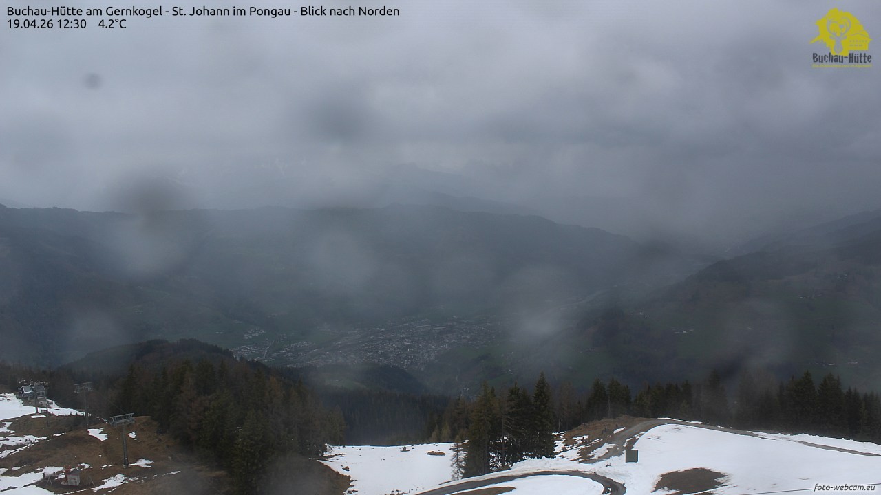 Archived image Webcam Gernkogel - View to the North