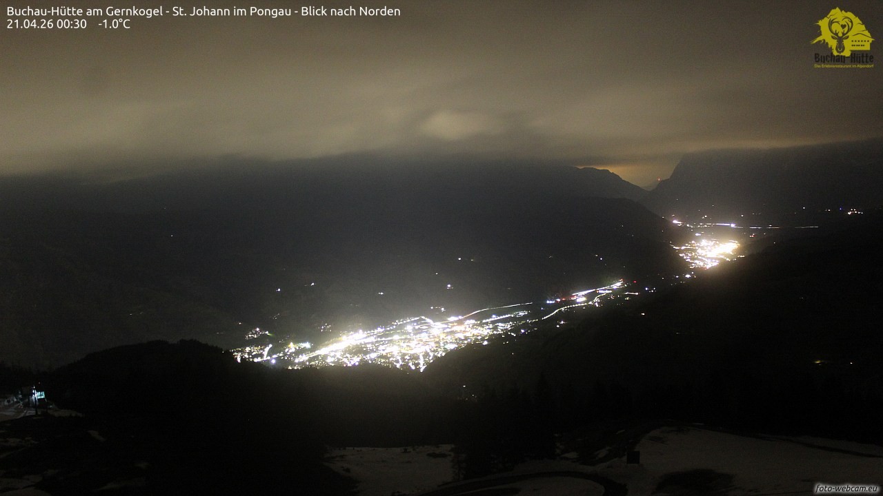 Archiv Foto Webcam Buchau-Hütte am Gernkogel - St. Johann
