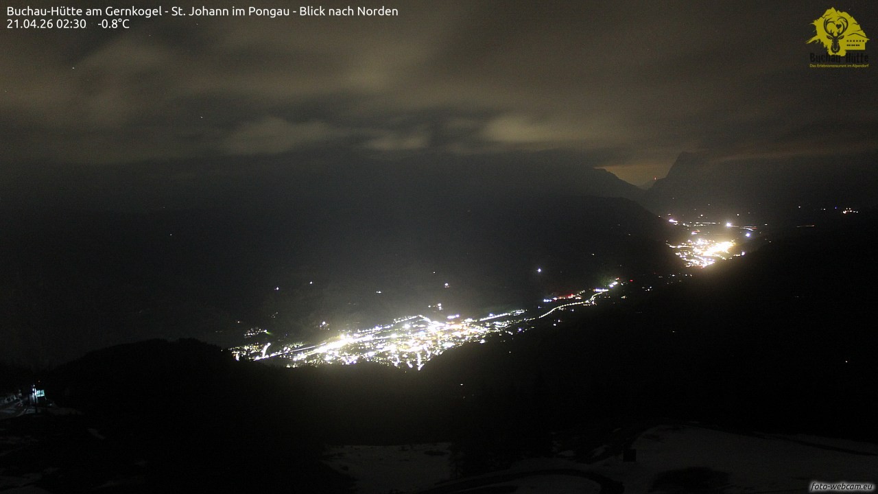 Archiv Foto Webcam Buchau-Hütte am Gernkogel - St. Johann