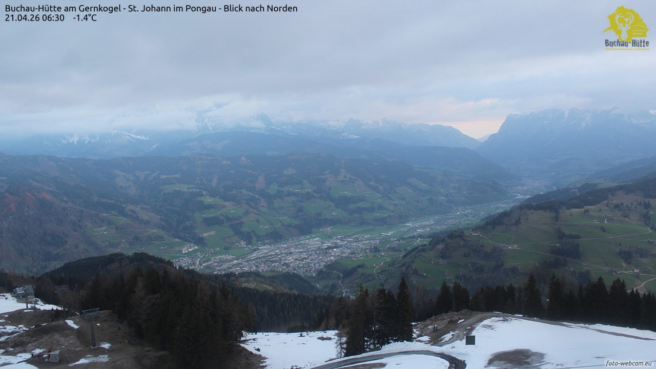Archiv Foto Webcam Buchau-Hütte am Gernkogel - St. Johann