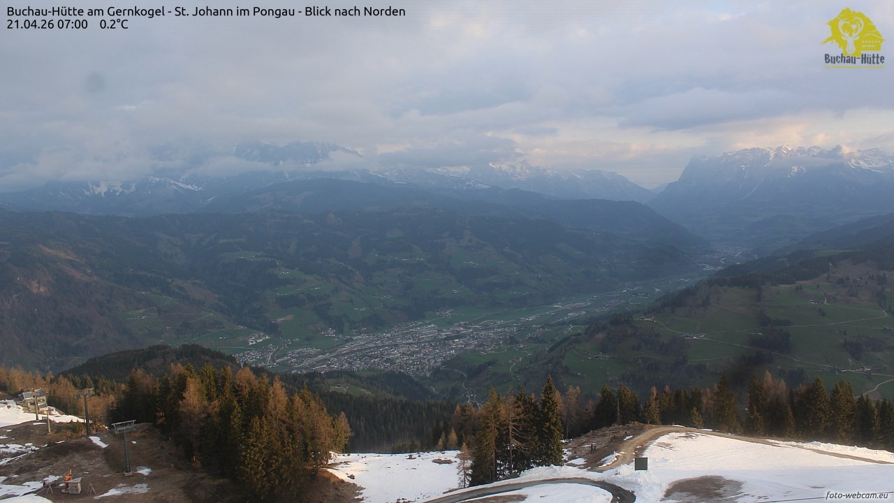 Archiv Foto Webcam Buchau-Hütte am Gernkogel - St. Johann