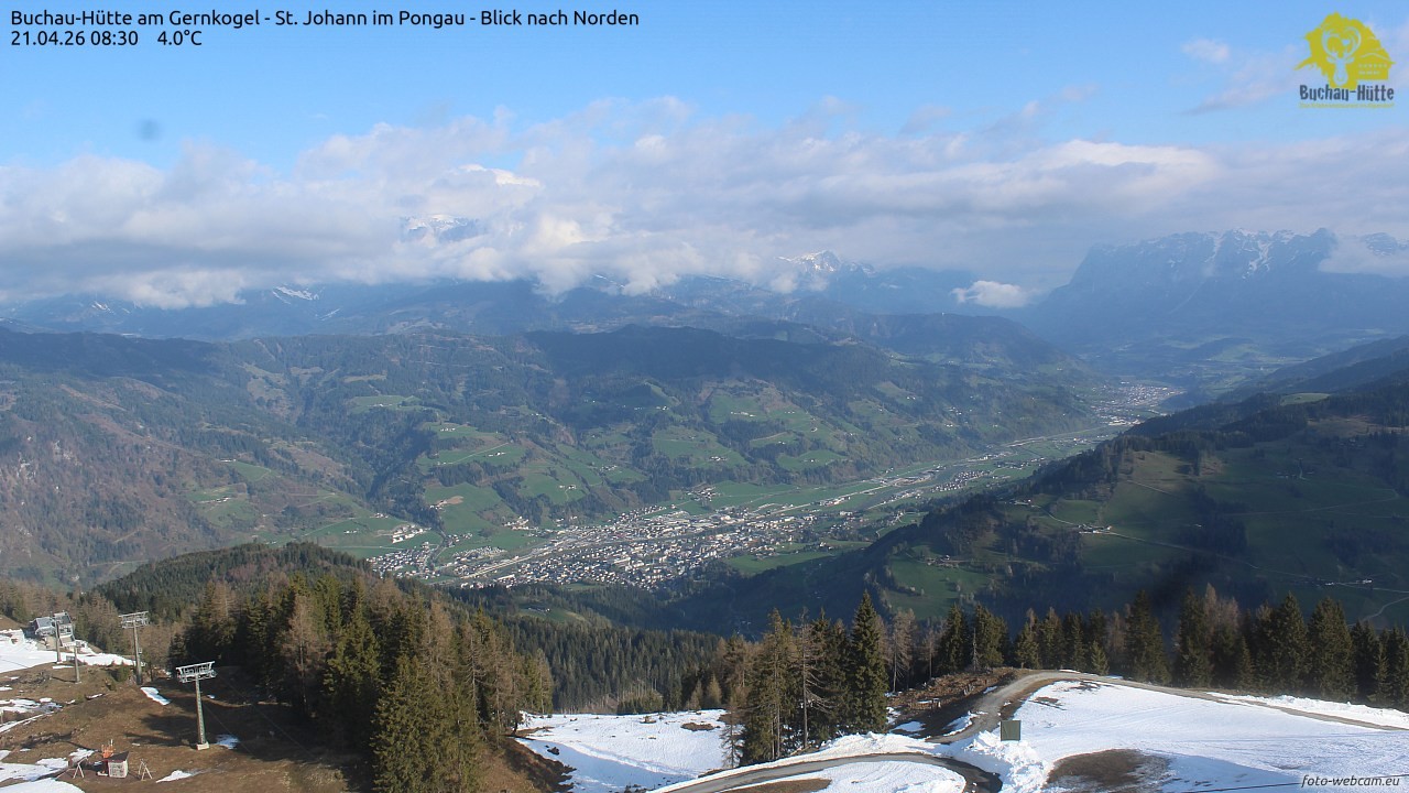 Archiv Foto Webcam Buchau-Hütte am Gernkogel - St. Johann