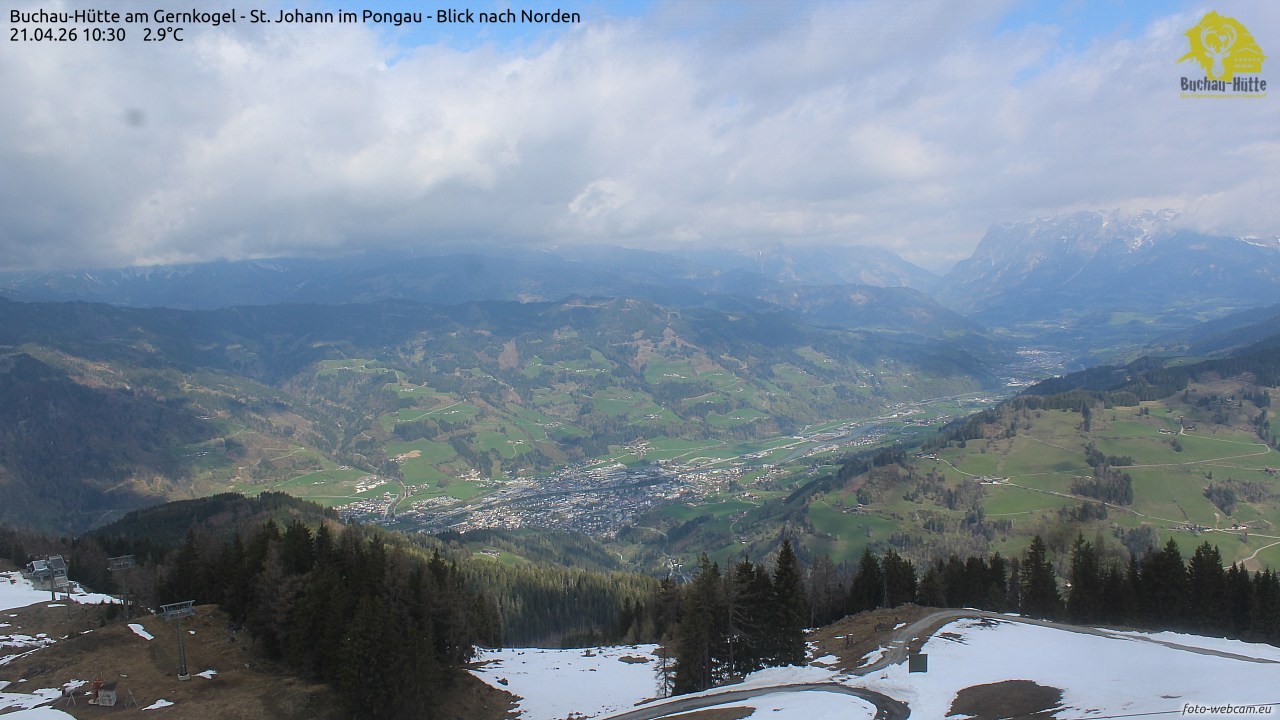 Archiv Foto Webcam Buchau-Hütte am Gernkogel - St. Johann