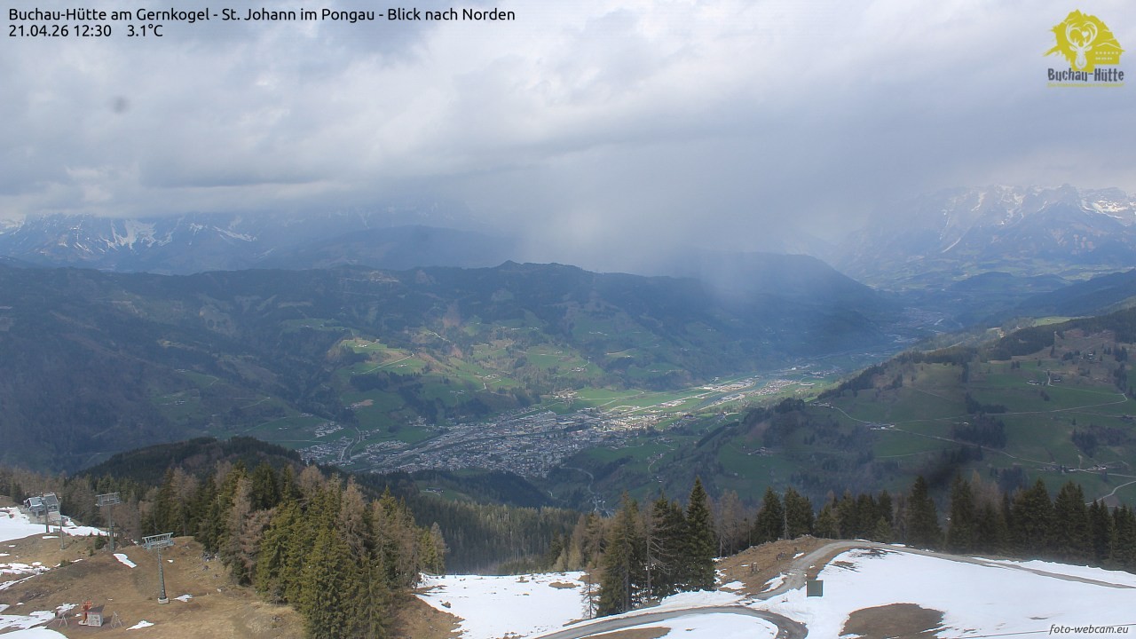 Archiv Foto Webcam Buchau-Hütte am Gernkogel - St. Johann