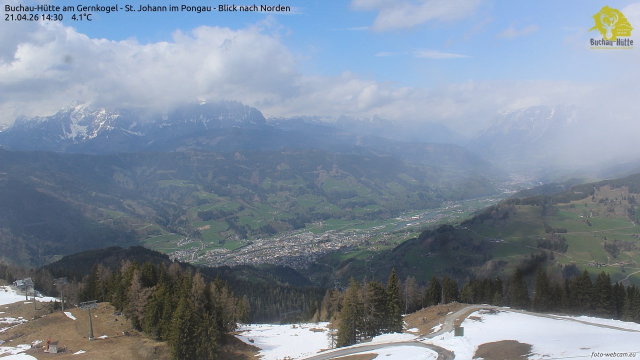 Archiv Foto Webcam Buchau-Hütte am Gernkogel - St. Johann