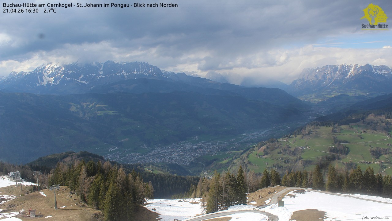 Archiv Foto Webcam Buchau-Hütte am Gernkogel - St. Johann