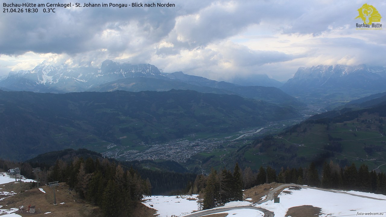 Archiv Foto Webcam Buchau-Hütte am Gernkogel - St. Johann