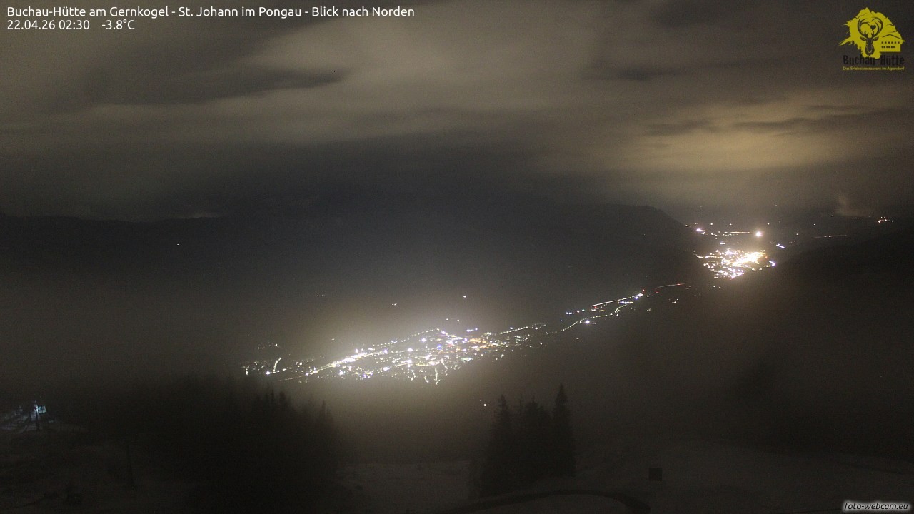 Archiv Foto Webcam Buchau-Hütte am Gernkogel - St. Johann