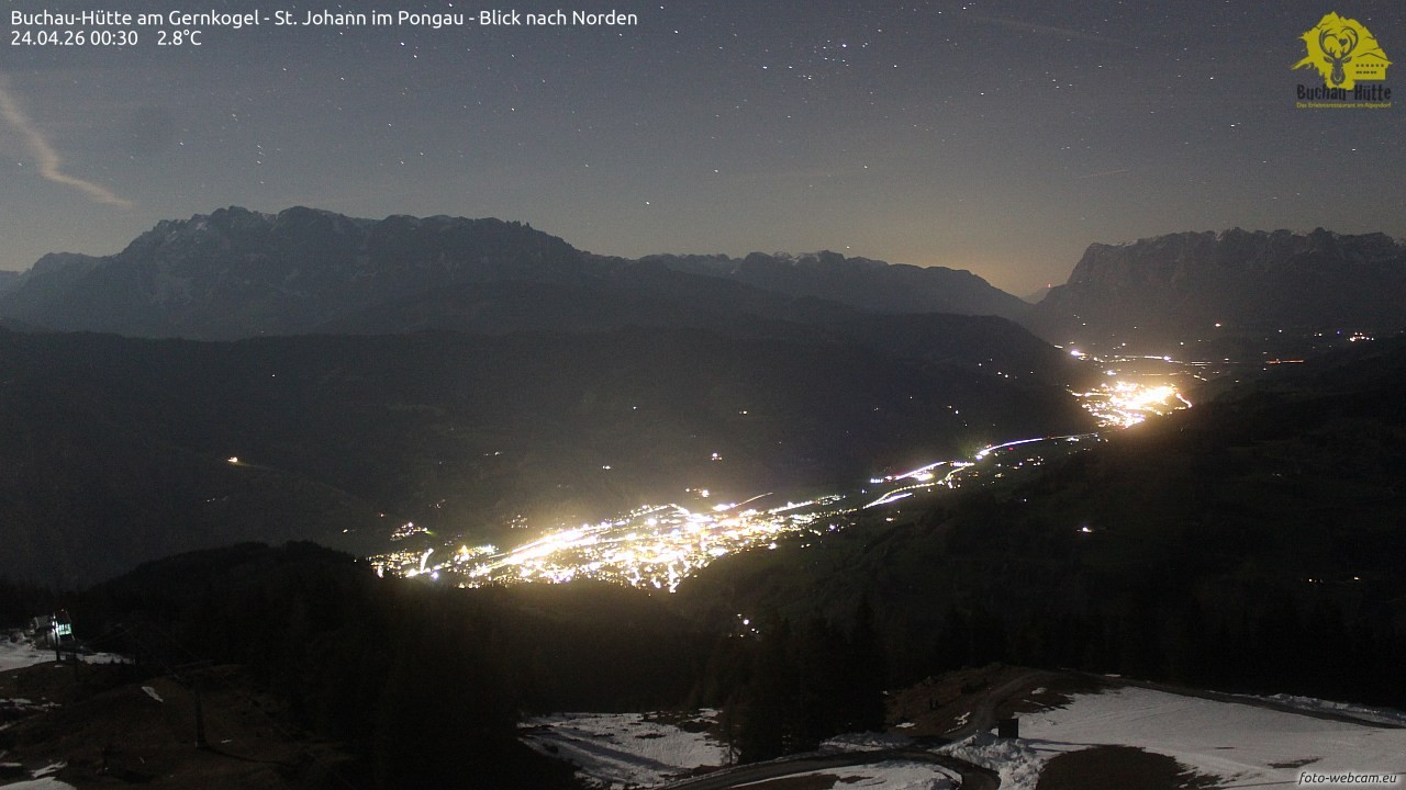 Archived image Webcam Gernkogel - View to the North