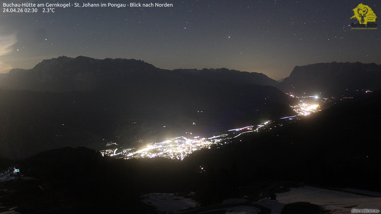 Archived image Webcam Gernkogel - View to the North