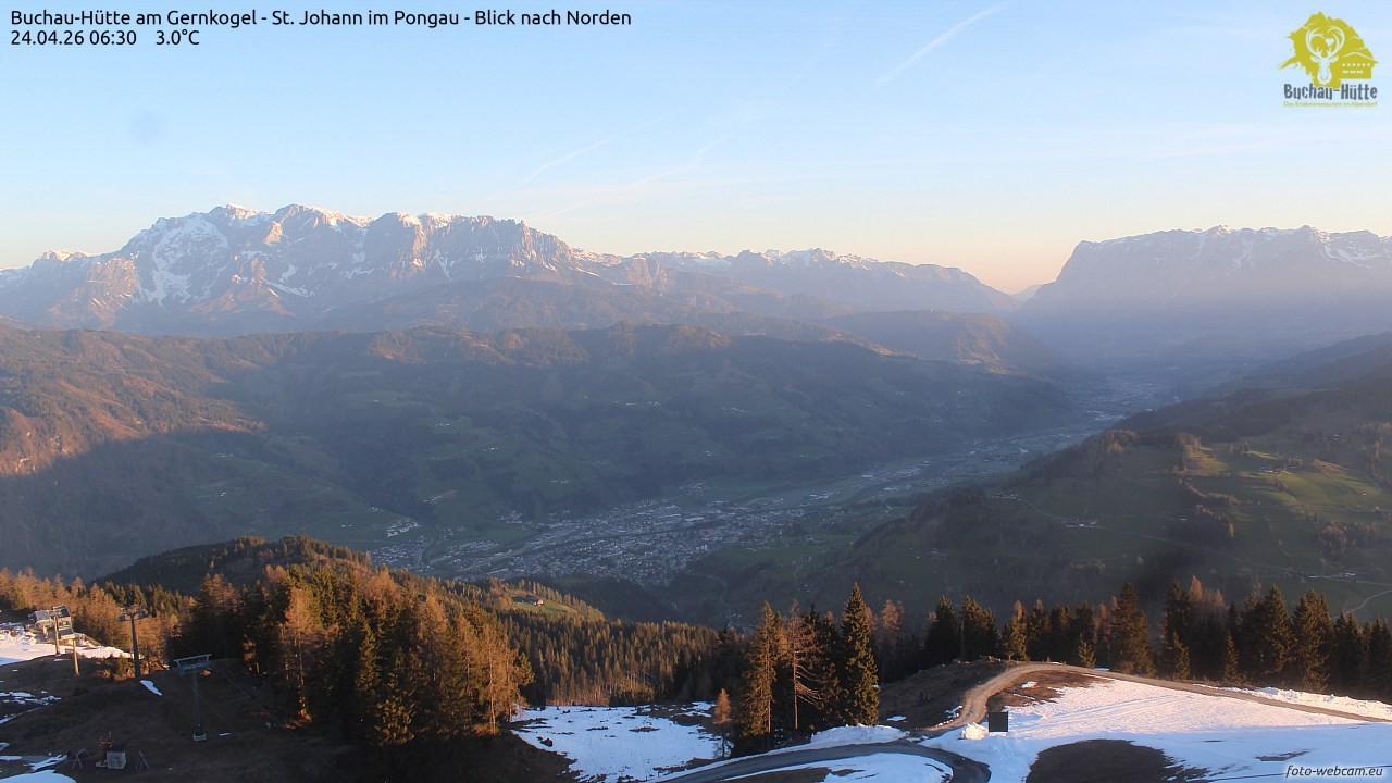 Archived image Webcam Gernkogel - View to the North