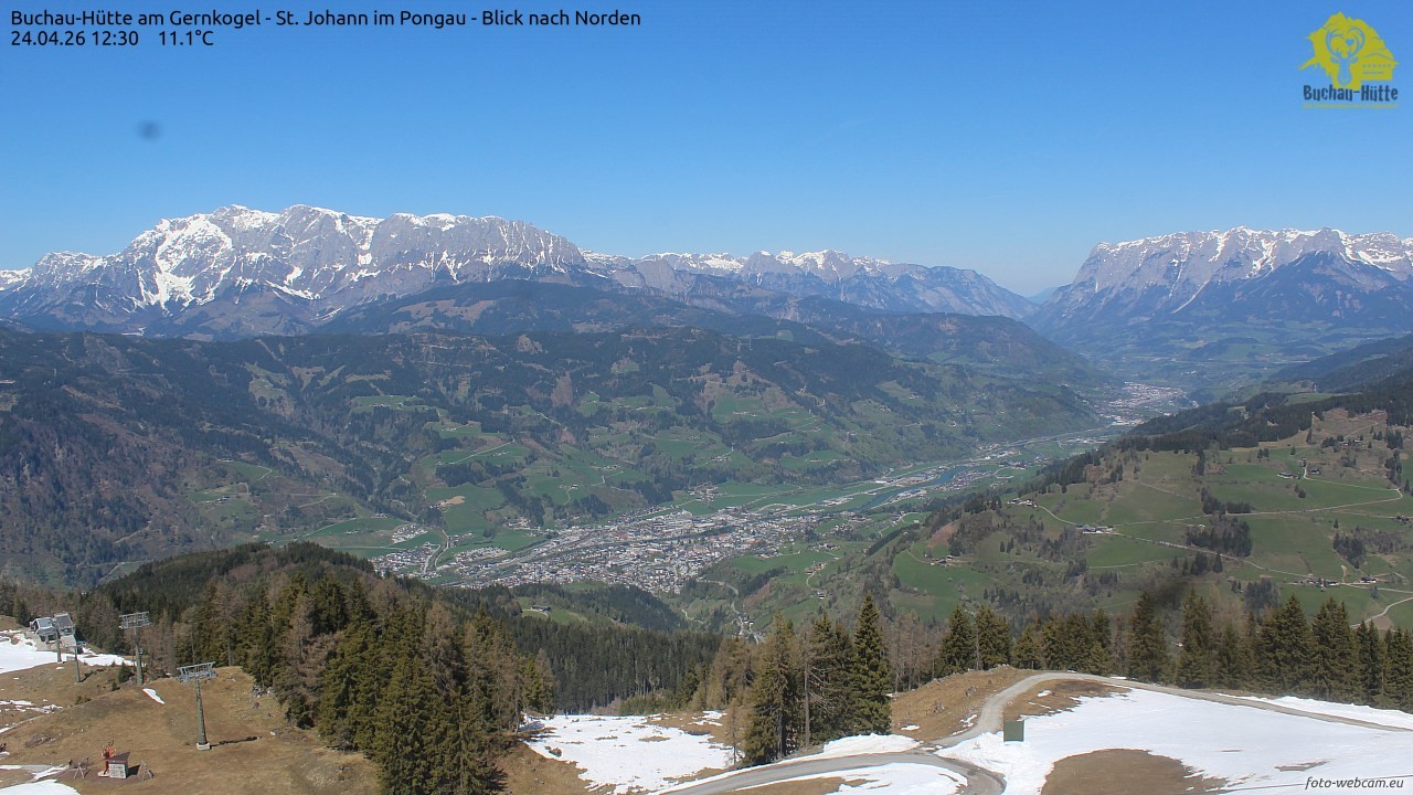 Archived image Webcam Gernkogel - View to the North