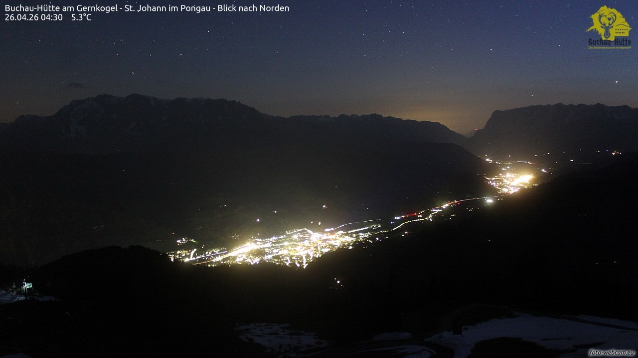 Archived image Webcam Gernkogel - View to the North