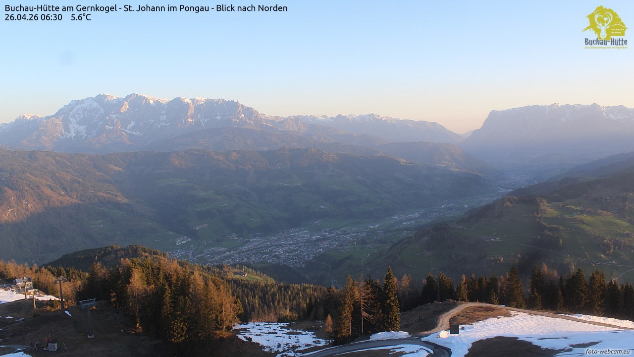 Archived image Webcam Gernkogel - View to the North