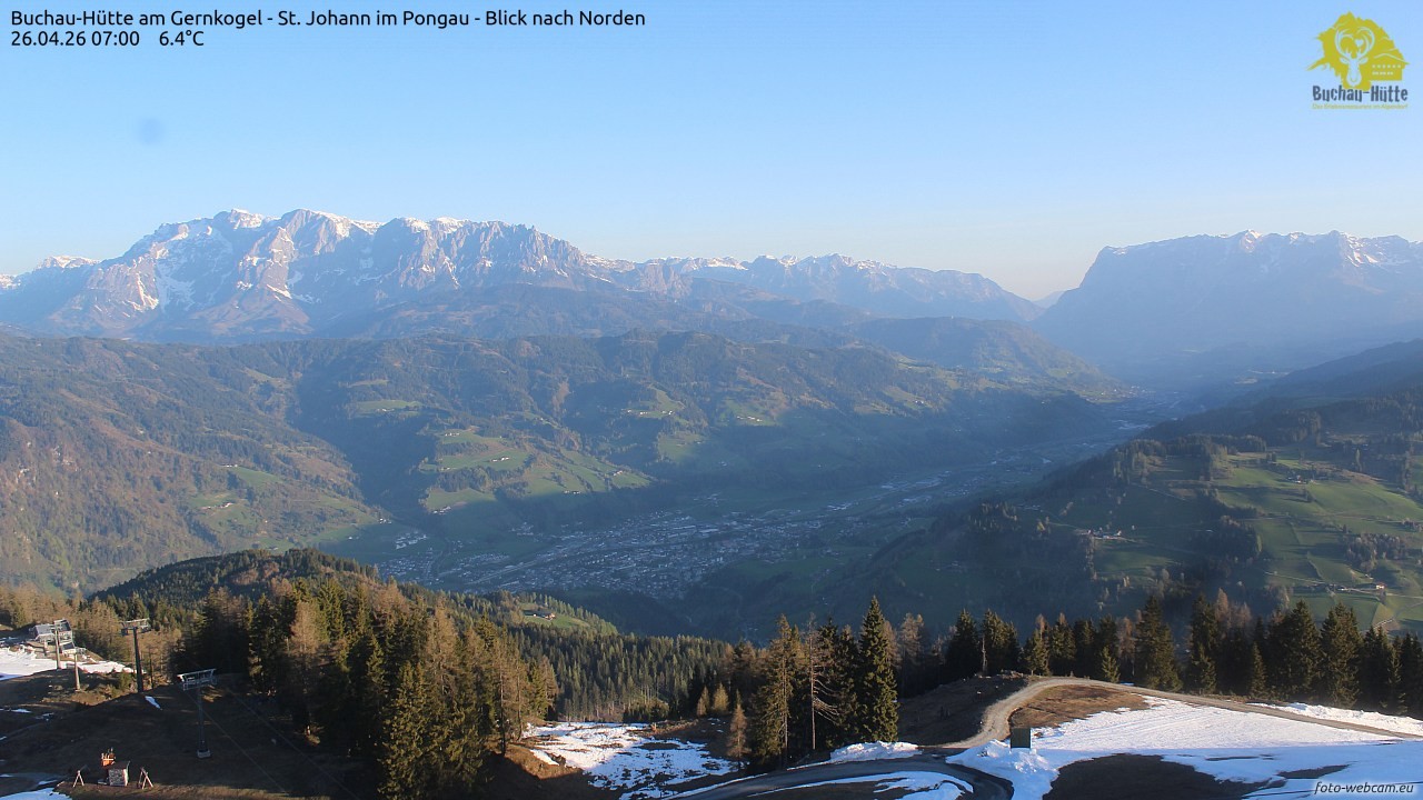 Archived image Webcam Gernkogel - View to the North