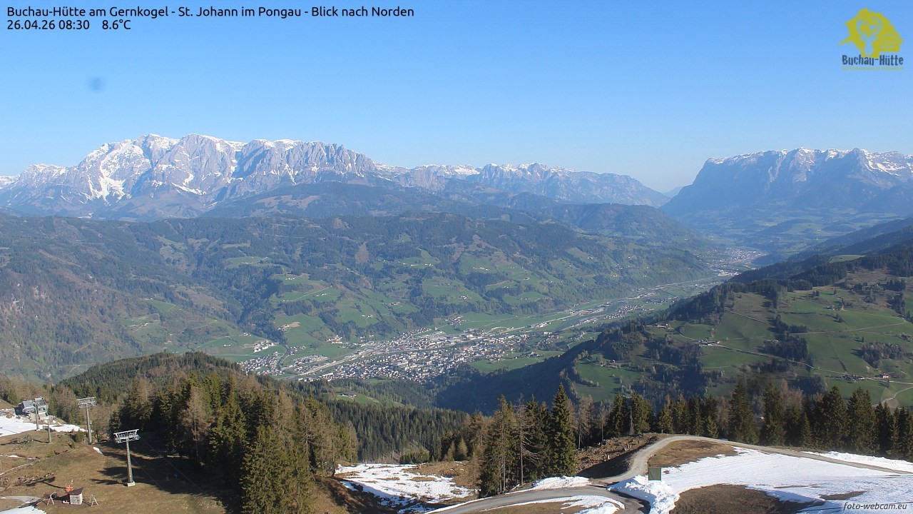 Archived image Webcam Gernkogel - View to the North