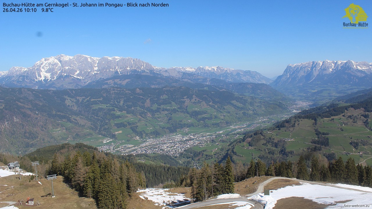 Archived image Webcam Gernkogel - View to the North