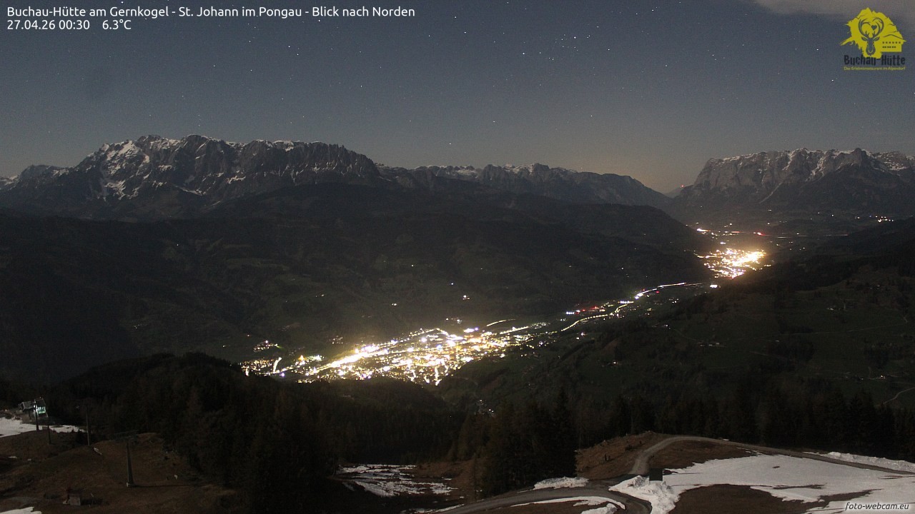 Archived image Webcam Gernkogel - View to the North