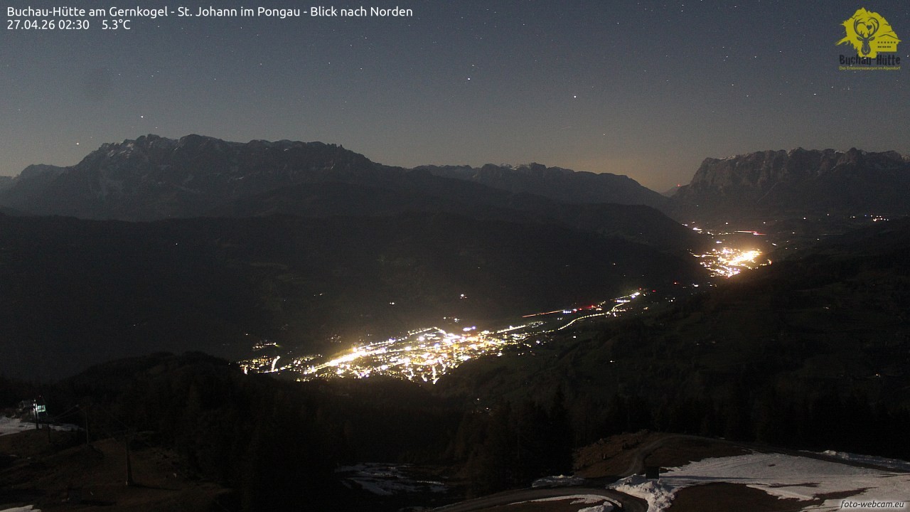 Archived image Webcam Gernkogel - View to the North