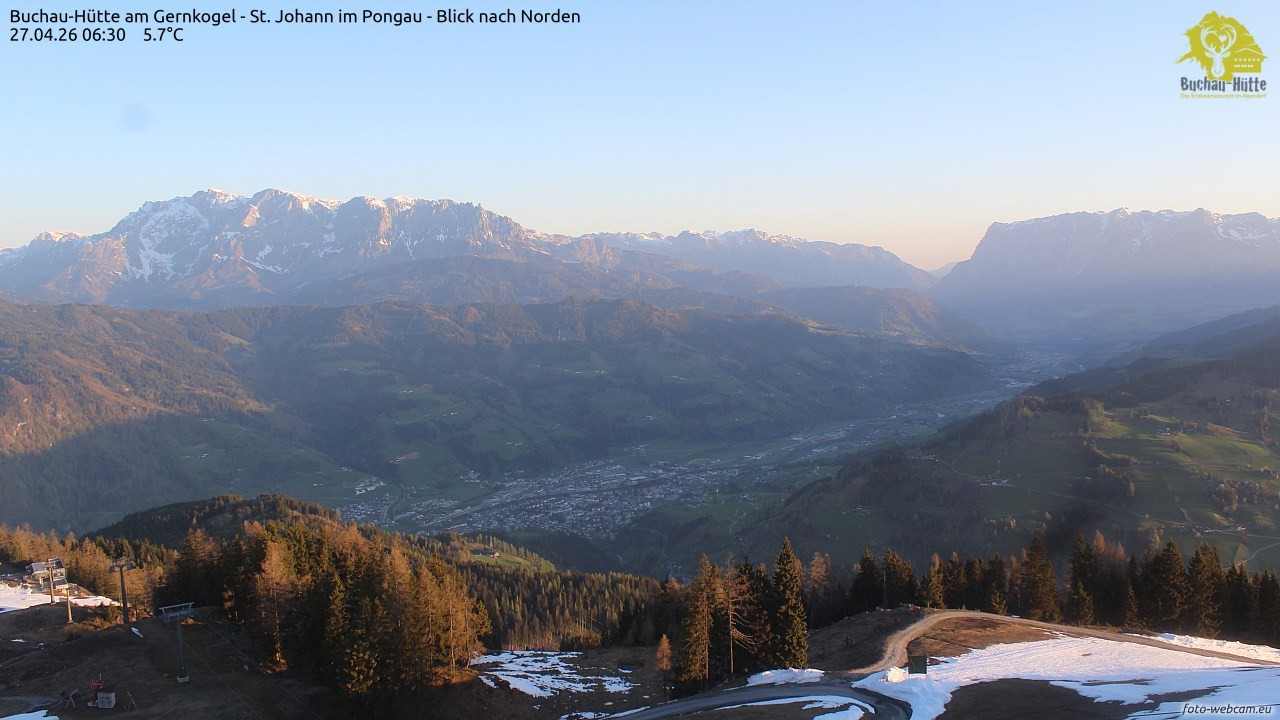 Archived image Webcam Gernkogel - View to the North