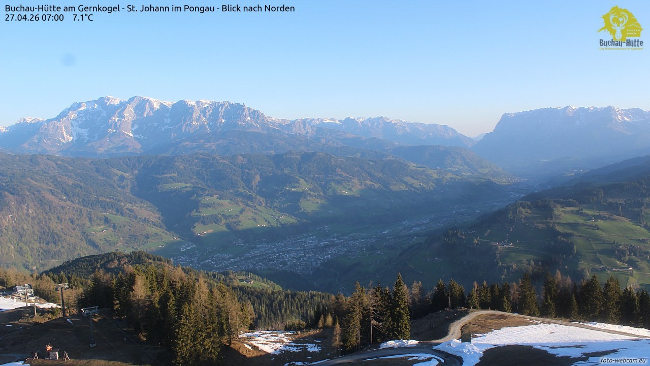 Archived image Webcam Gernkogel - View to the North