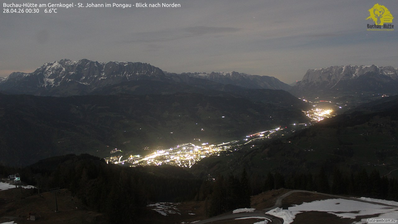 Archiv Foto Webcam Buchau-Hütte am Gernkogel - St. Johann
